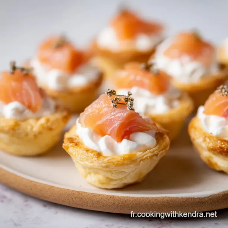 Mini-Tartelettes au Saumon: &Eacute;mulsion Citronn&eacute;e