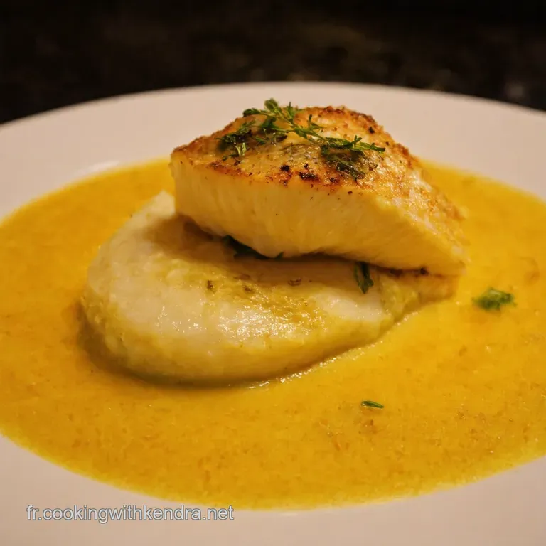 Cabillaud Au Four Moutarde Et Cr&egrave;me Citronn&eacute;e presentation