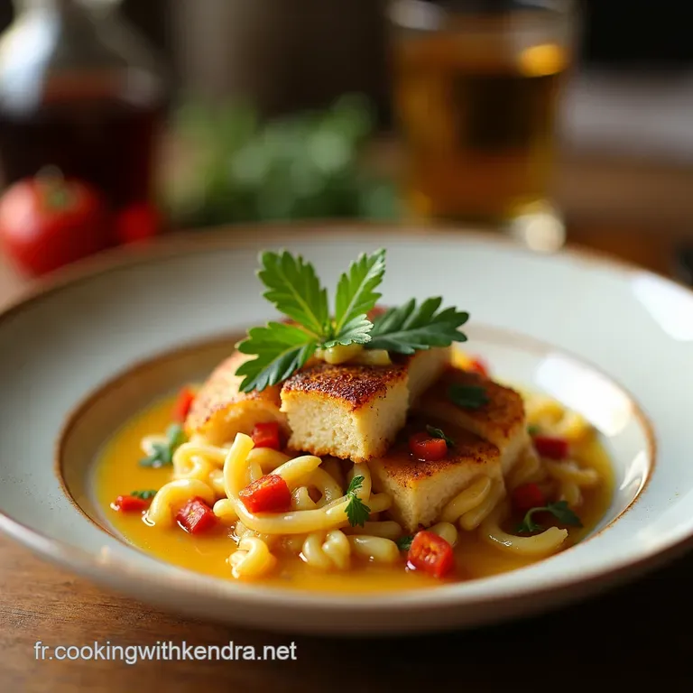 Cabillaud Cr&eacute;ole Au Colombo Et Lait De Coco presentation