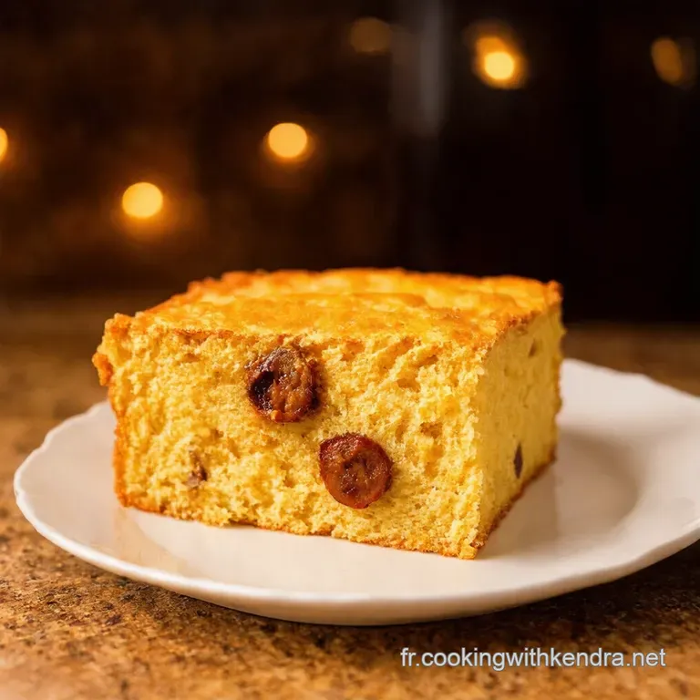 Cake Au Chorizo Une Tranche Ensoleill&eacute;e De Gourmandise presentation