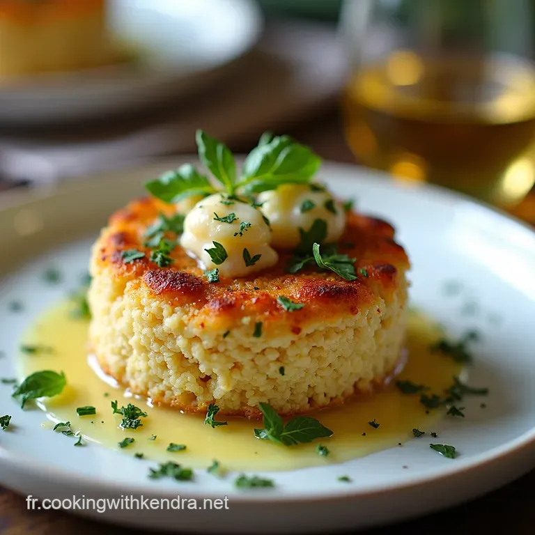 Cake Proven&ccedil;al sans Gluten Quinoa Pois Chiches Herbes