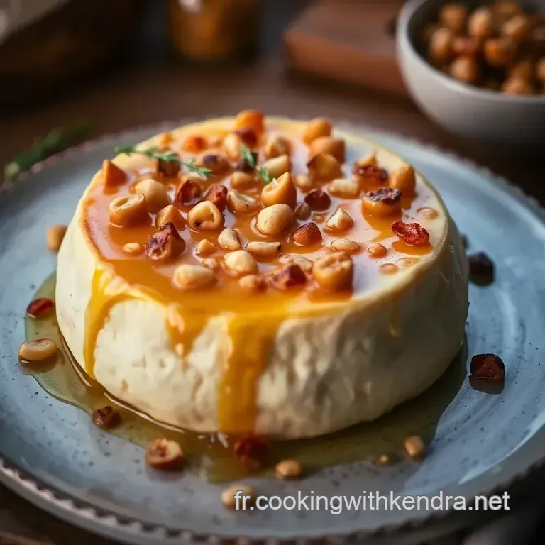 Camembert Roti Au Miel Et Aux Noix presentation