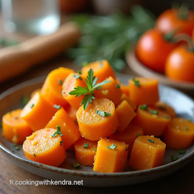 Carottes Confites Au Four Un D&eacute;lice Proven&ccedil;al presentation