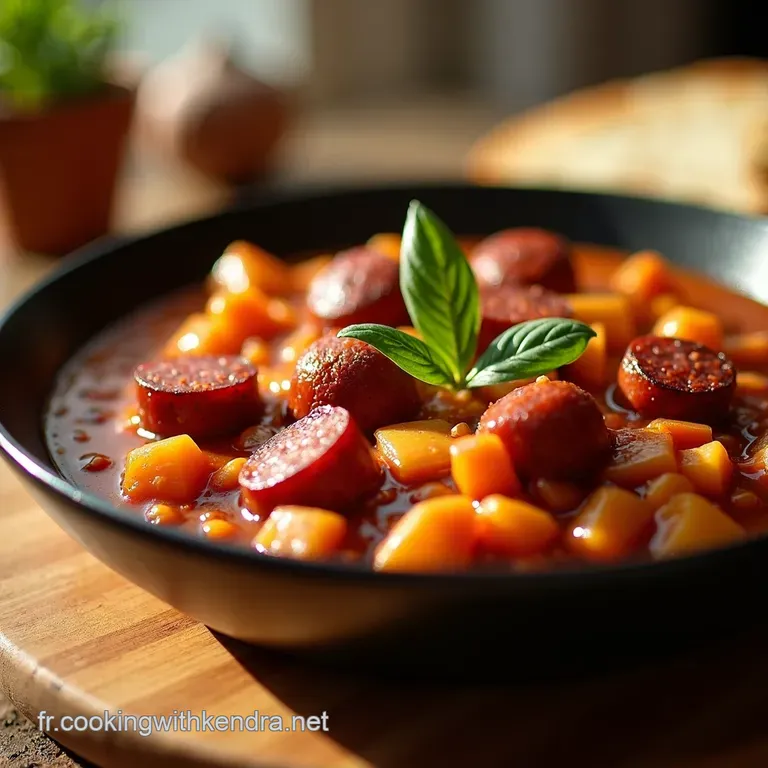 Chachouka Au Chorizo De B&oelig;uf presentation