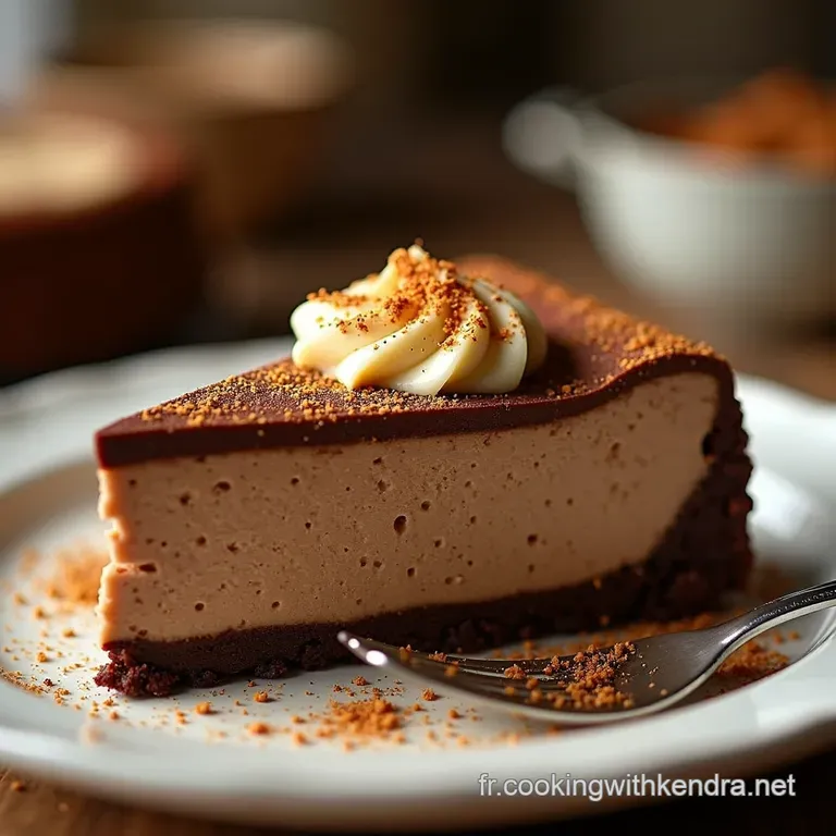 Le Nobake De Luxe Cheesecake Au Chocolat Intense Et Sa Croustillante De Sp&eacute;culoos presentation