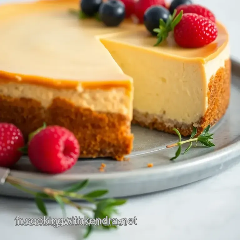 Cheesecake New Yorkais Ultime presentation