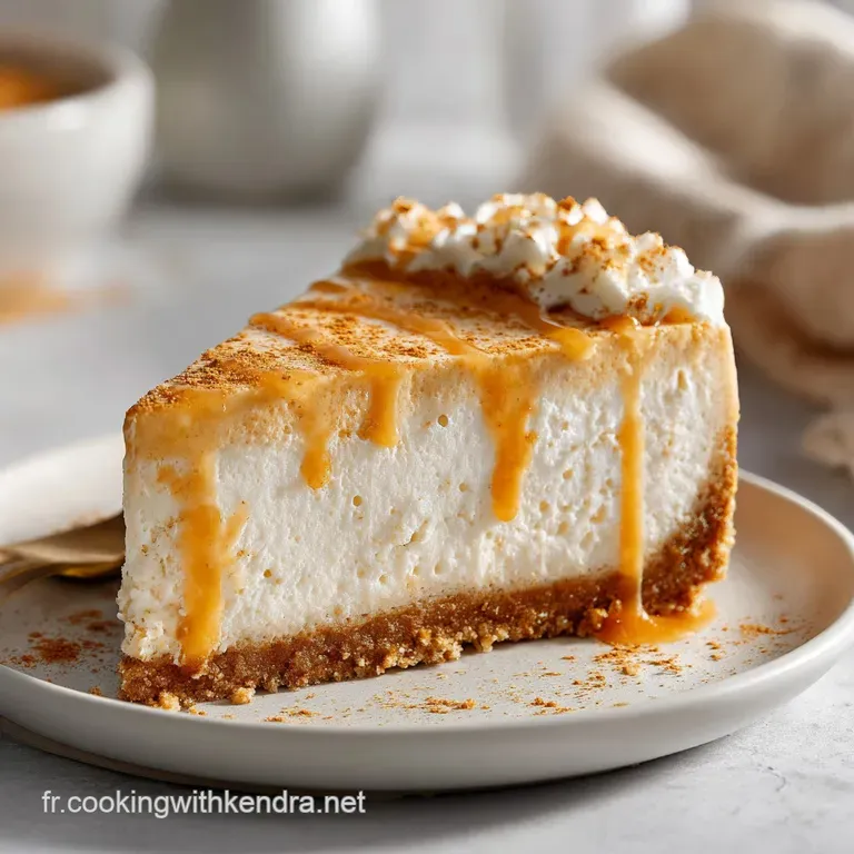 Cheesecake au Potiron et Cannelle Sans Cuisson