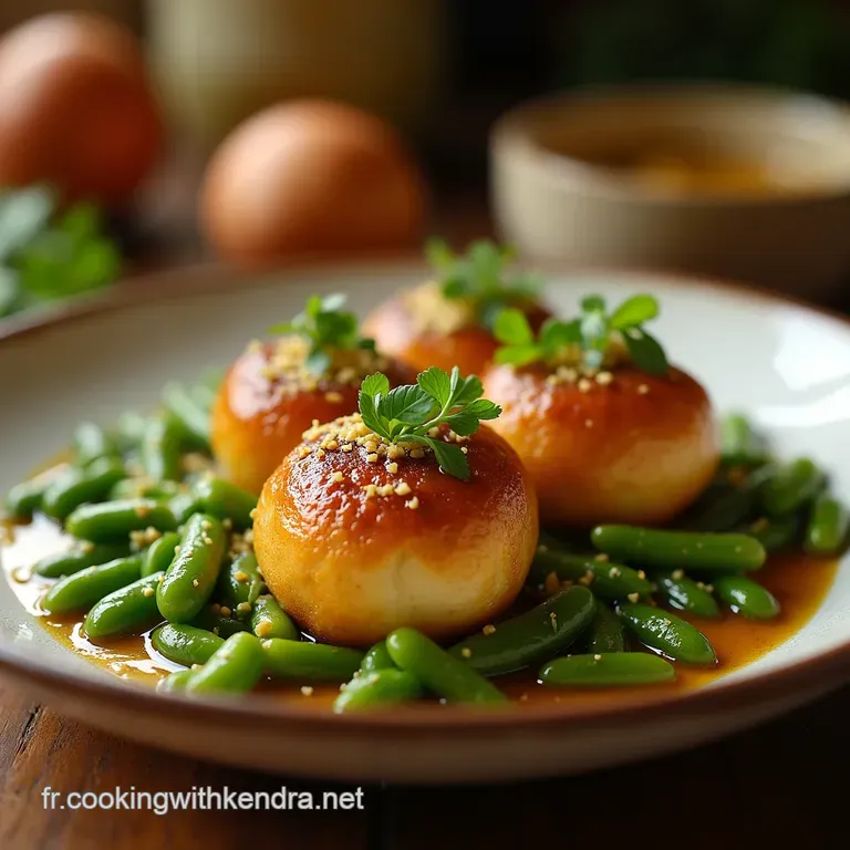 Choux De Bruxelles R&ocirc;tis Caram&eacute;lis&eacute;s Aux Lentilles Vertes Du Puy presentation