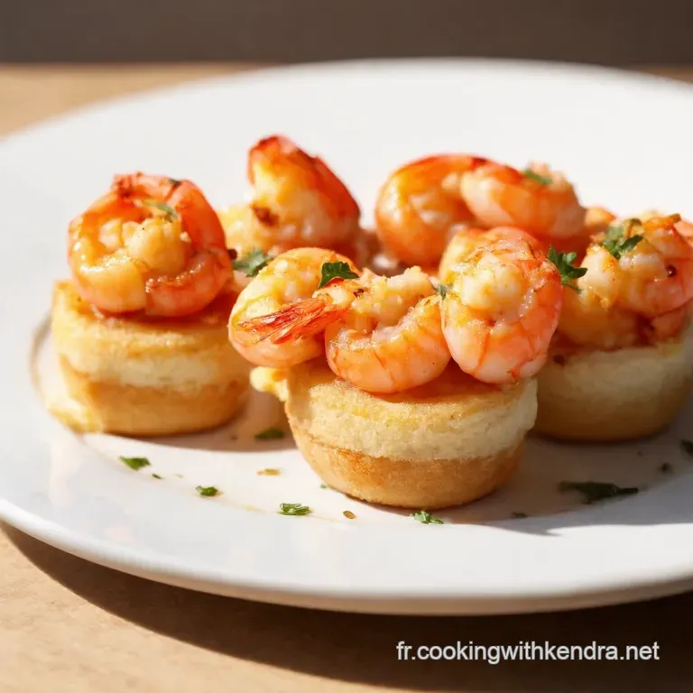 Cigares Croustillants aux Crevettes et &agrave; lAil