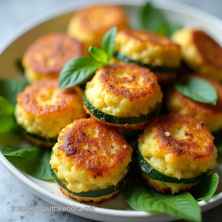 Cigares Croustillants de Courgette &agrave; la Feta et Menthe