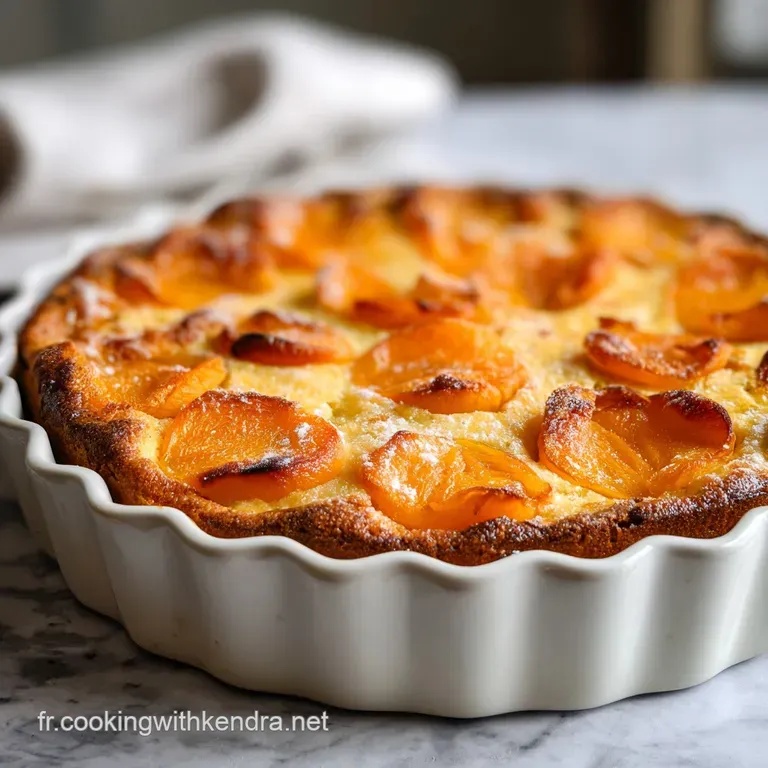 Recette Clafoutis Abricot Velout&eacute;