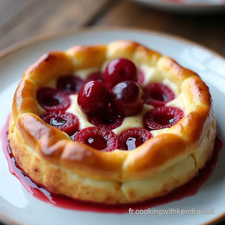 Clafoutis aux Cerises Gourmand &agrave; la Texture Fondante