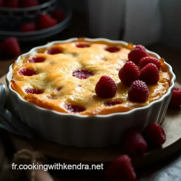 Clafoutis Aux Framboises: Douceur De L &eacute;t&eacute; En Tartine presentation