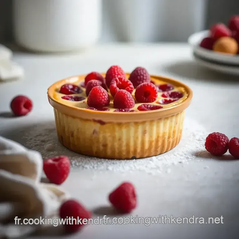 Clafoutis Aux Framboises presentation