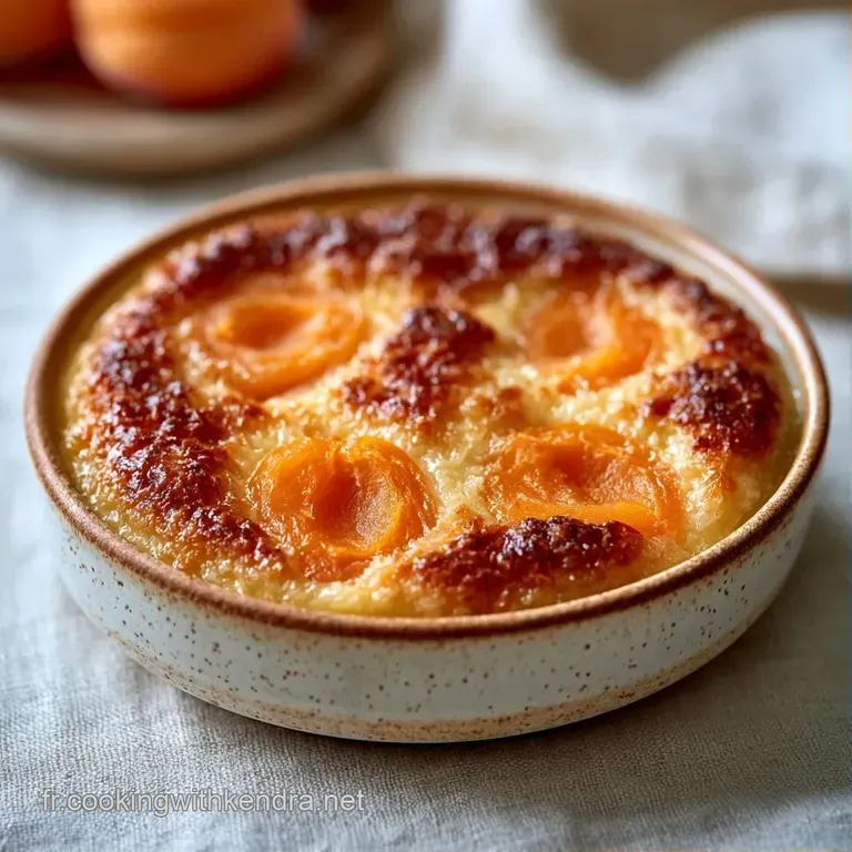 Une part fondante et ambr&eacute;e pos&eacute;e sur une assiette blanche, r&eacute;v&eacute;lant un c&oelig;ur moelleux et des fruits juteux et brillants.
