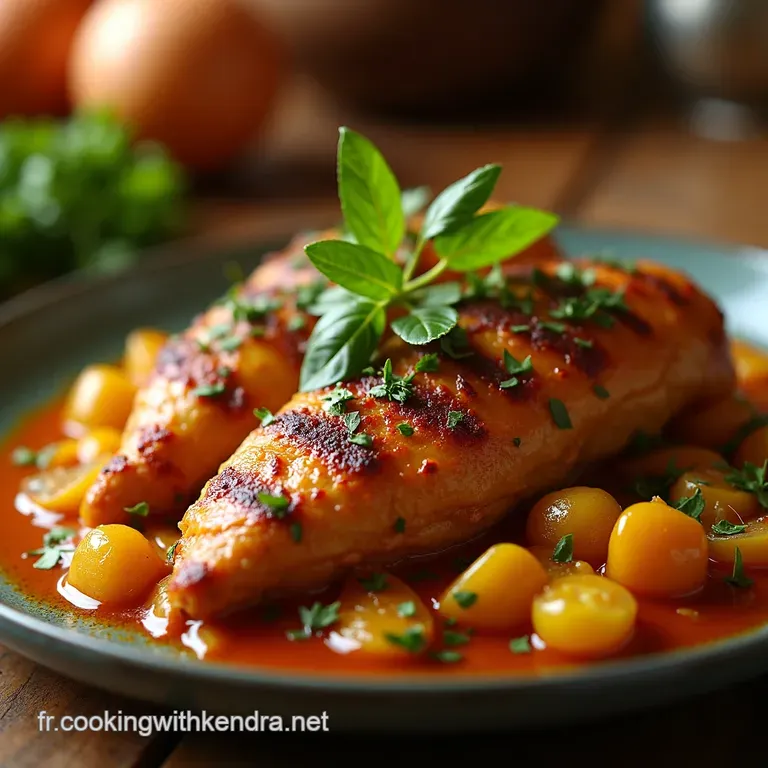 Colombo De Poulet Antillais Piment&eacute; Subtilement presentation