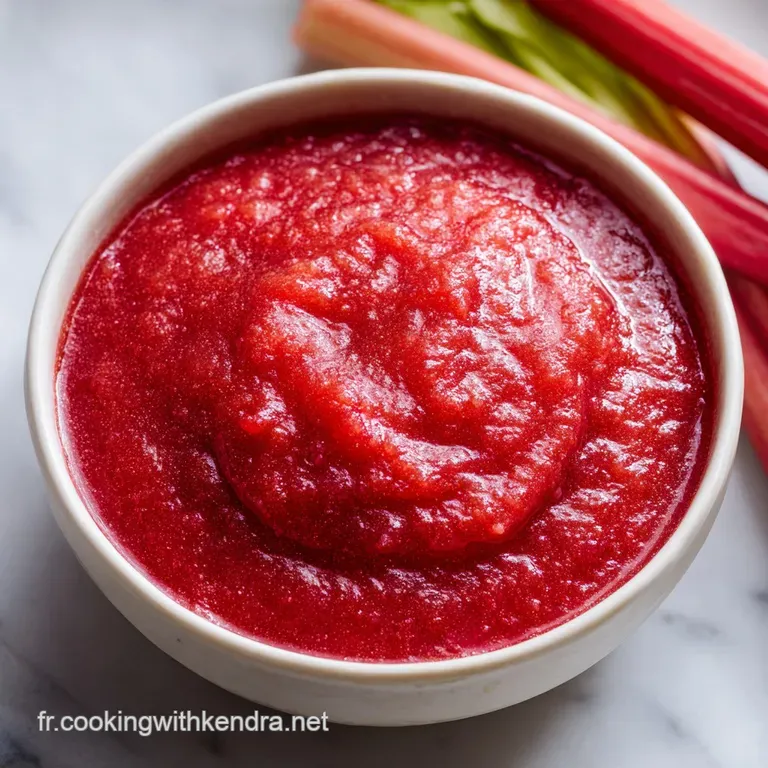 Compote de Rhubarbe Maison en 35 Minutes