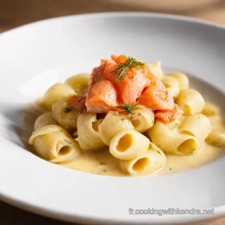 Conchiglioni Op&eacute;ra au Saumon et Mascarpone