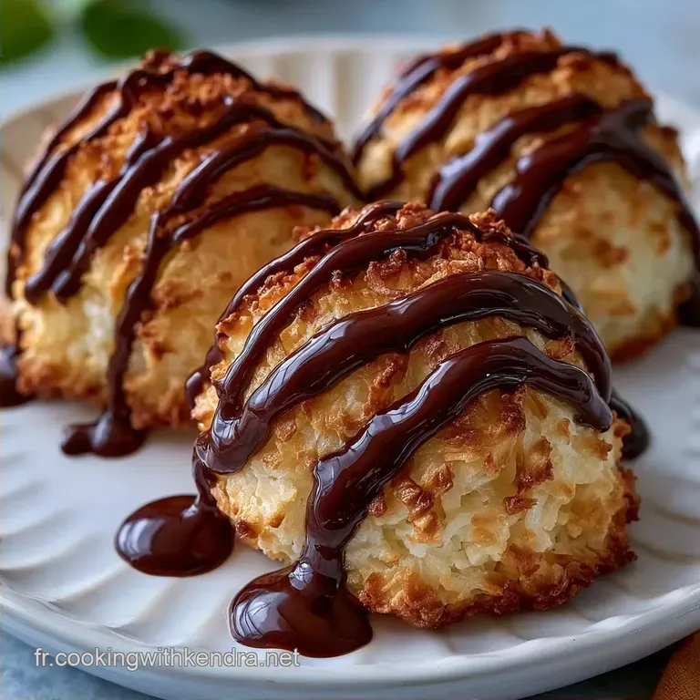 Rochers Congolais Noix de Coco au Chocolat Noir