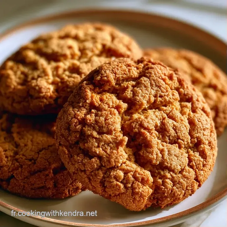 Pile de cookies beiges et croustillants dress&eacute;e avec soin sur une assiette blanche, sous une lumi&egrave;re naturelle.