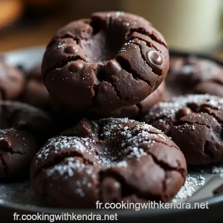 Cookies Moelleux Au Chocolat presentation