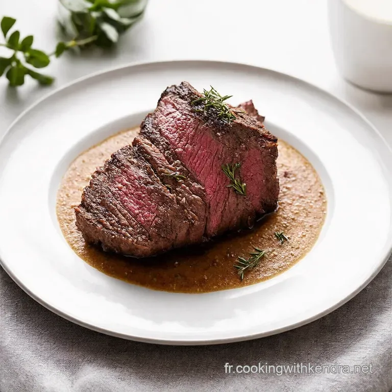 C&ocirc;te Basse de B&oelig;uf R&ocirc;tie aux Herbes et &agrave; lAil