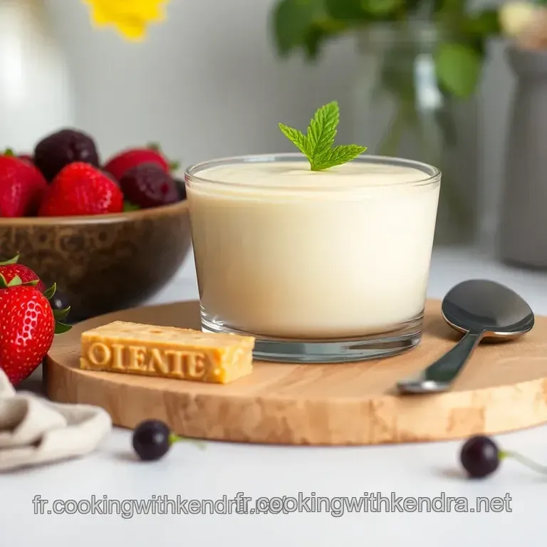 Cr&egrave;me Anglaise Parfaite: Velout&eacute; Et Vanill&eacute; presentation