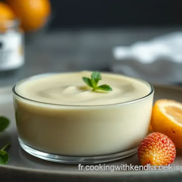 Cr&egrave;me Anglaise Parfaite: Velout&eacute; et Vanill&eacute;