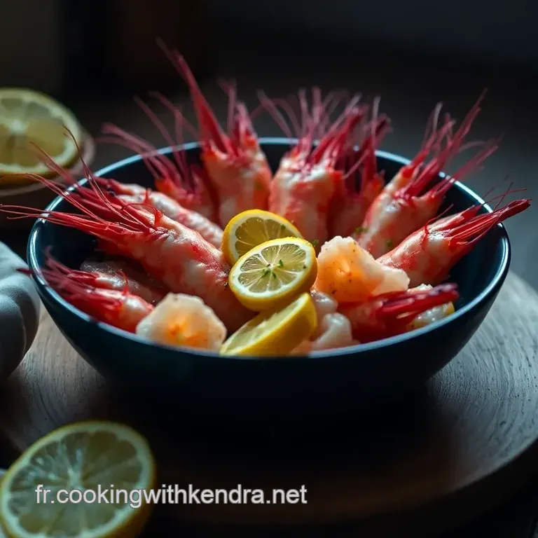 Crevettes &Agrave; L ail Et Au Citron : Un Voyage De Saveurs ! presentation