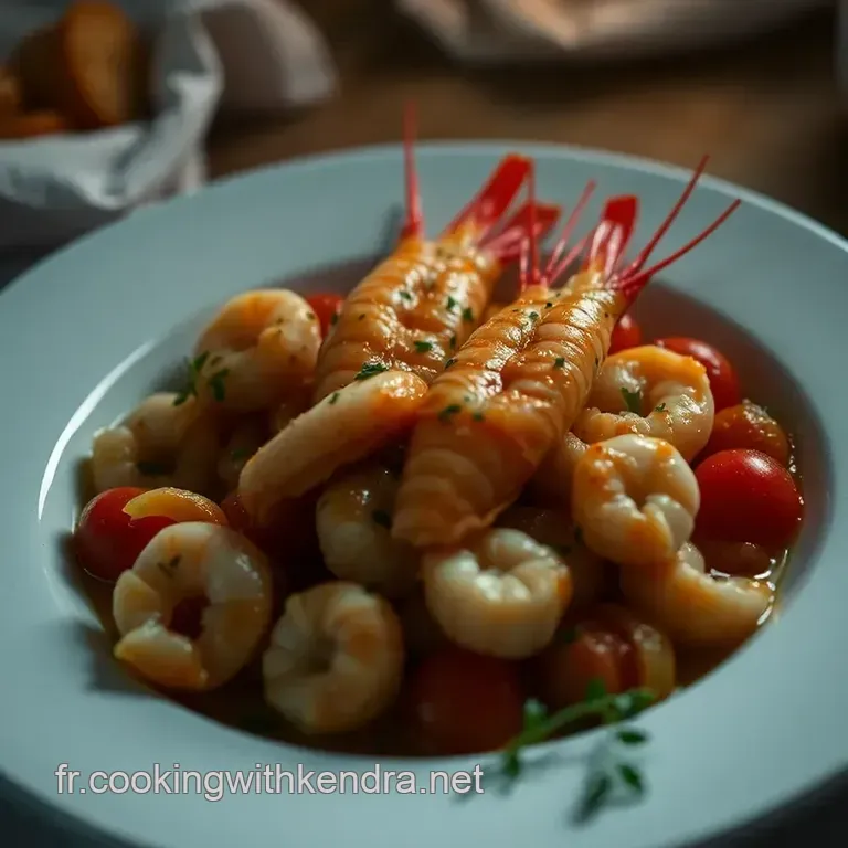 Crevettes &Agrave; La Proven&ccedil;ale : Un D&eacute;lice M&eacute;diterran&eacute;en presentation