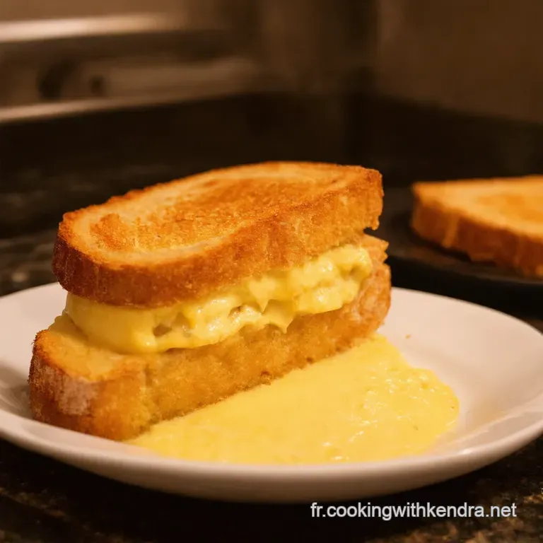 Croquemonsieur &Agrave; La B&eacute;chamel Le Classique R&eacute;invent&eacute; presentation