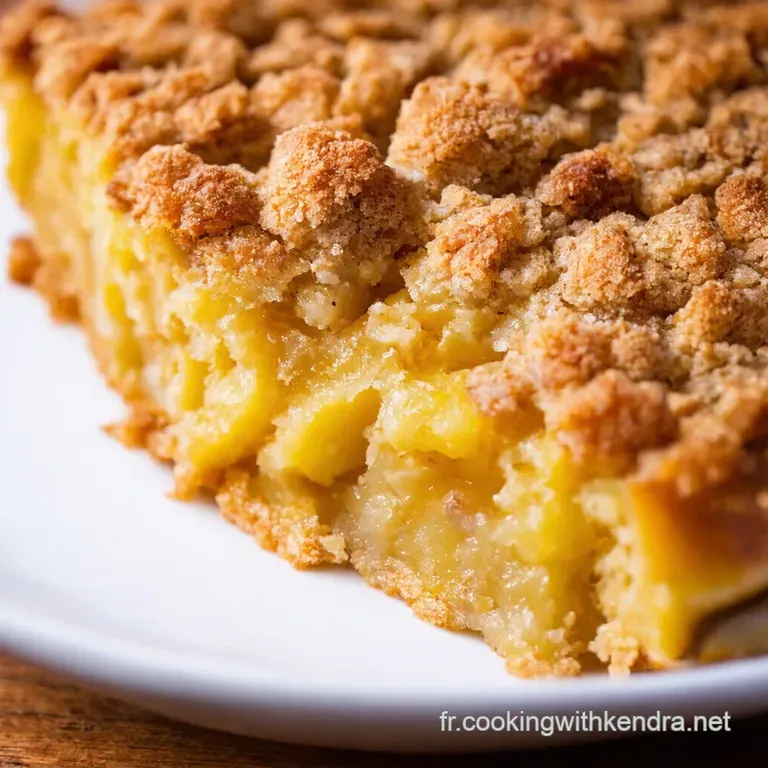 Crumble Aux Pommes Croustillant presentation