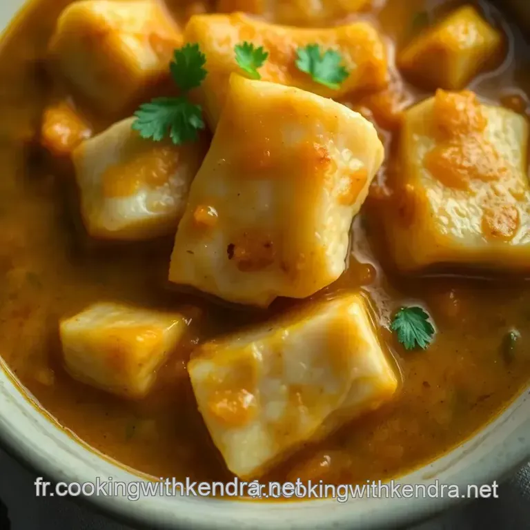 Curry Au Poisson Cr&eacute;ole presentation