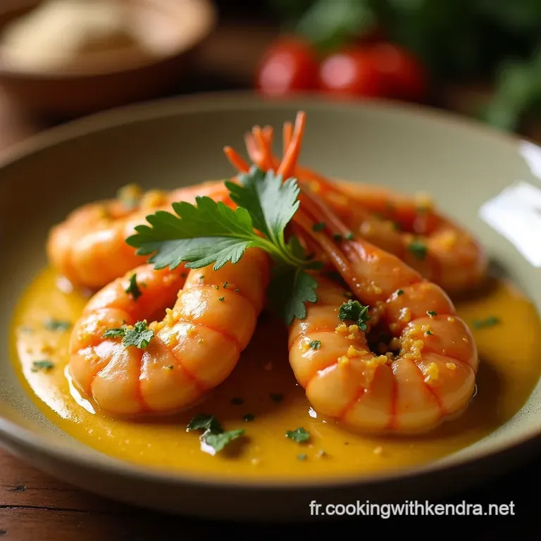 Le Secret Dun Curry De Crevettes Cr&eacute;meux Voyage Express En Asie Avec Le Lait De Coco presentation