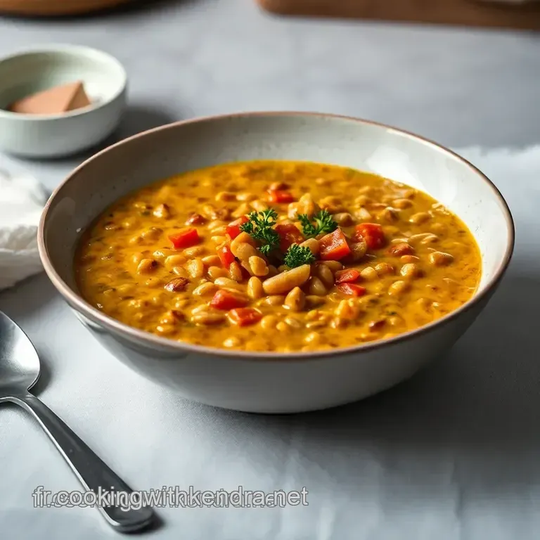 Dahl De Lentilles Corail &Eacute;pic&eacute; Aux Saveurs Indiennes presentation
