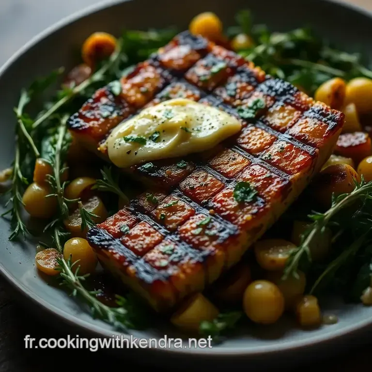 &Eacute;pi De Ma&iuml;s Grill&eacute; Au Beurre D herbes presentation