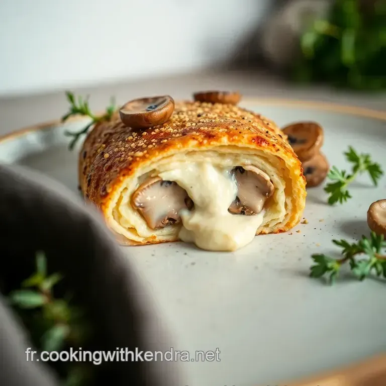 Escalopes De Dinde &Agrave; La Cr&egrave;me Et Aux Champignons presentation