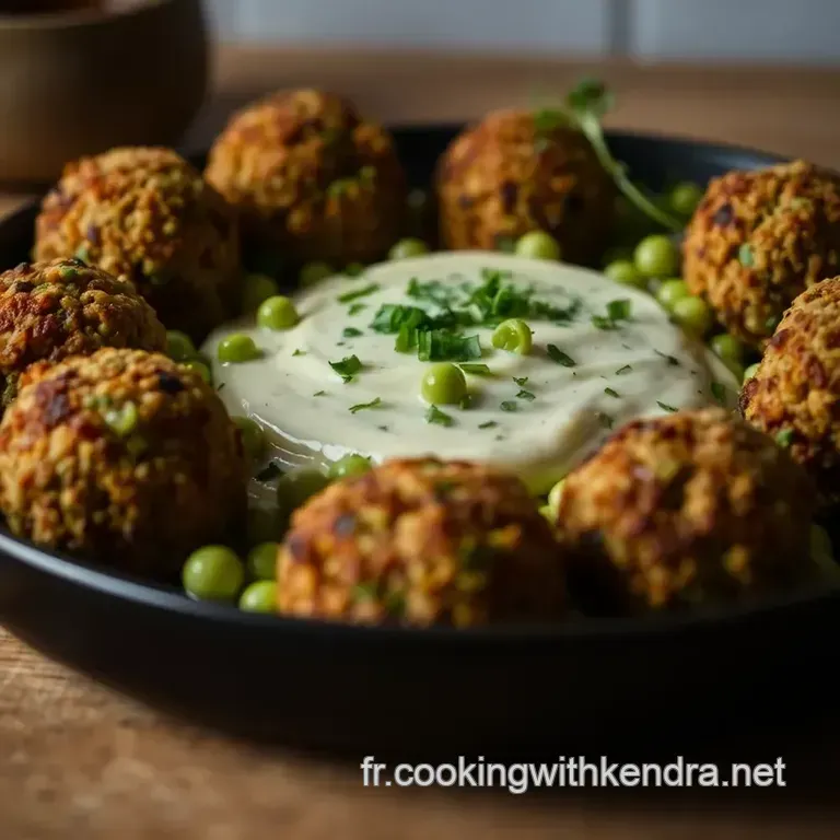 Falafels Croustillants Aux Pois Chiches presentation