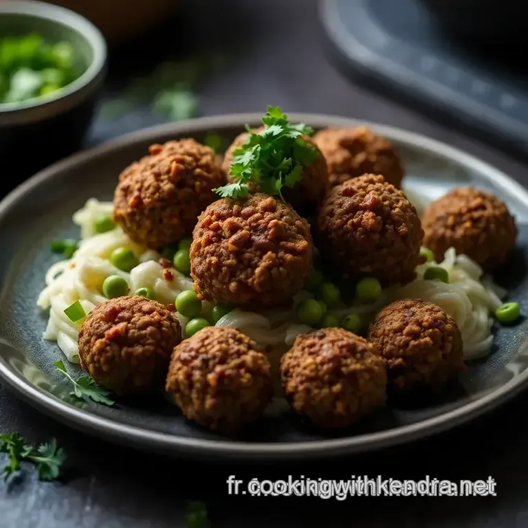 Falafels Maison: Croustillants Et Moelleux presentation