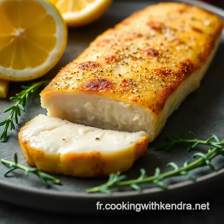 Filet De Bar Meuni&egrave;re Au Citron Et Persil presentation