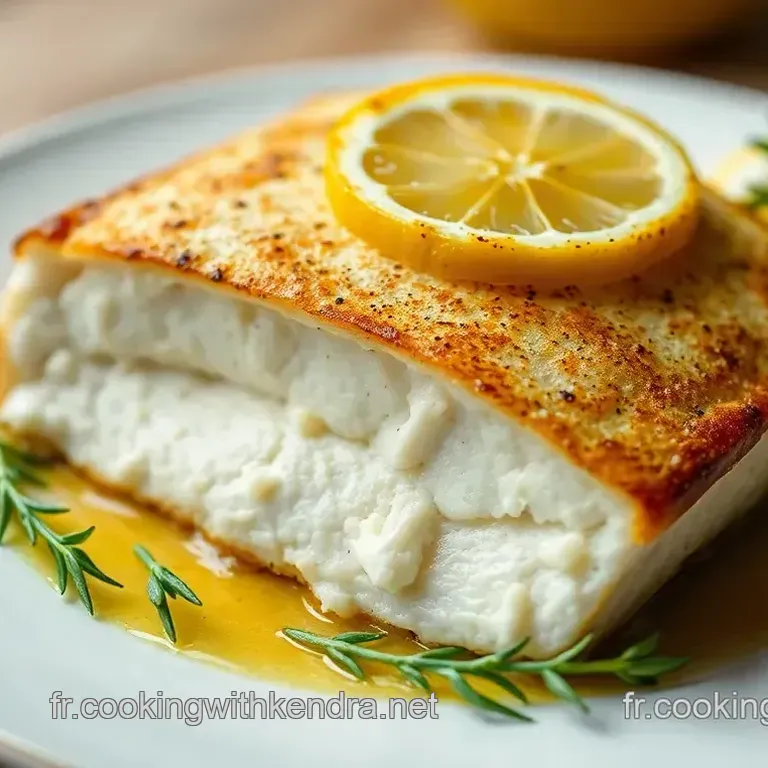 Filet de Bar Meuni&egrave;re au Citron et Persil