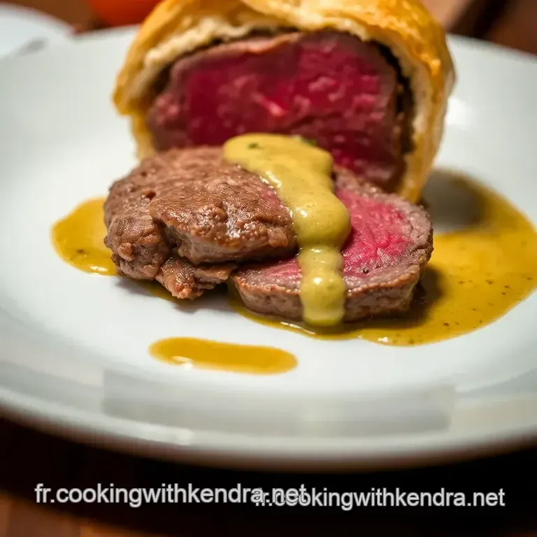 Filet Mignon En Cro&ucirc;te Moutarde presentation