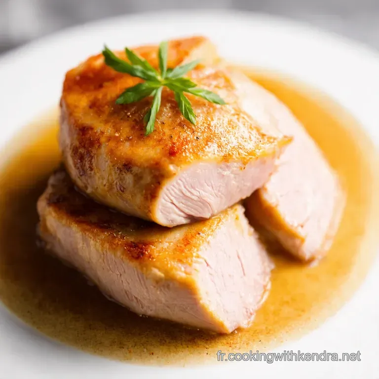 Filets de Poulet &agrave; la Cr&egrave;me de Tomate Velout&eacute;e