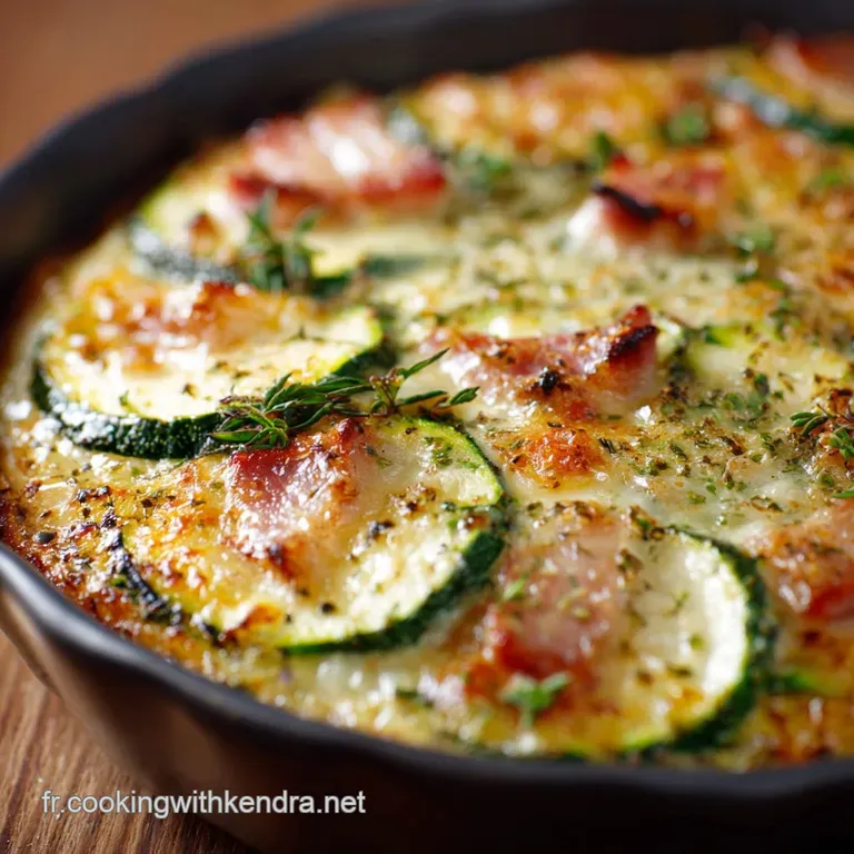 Flan De Courgettes Au Jambon De Poulet Le Secret De La L&eacute;g&egrave;ret&eacute; &Agrave; La Fran&ccedil;aise presentation