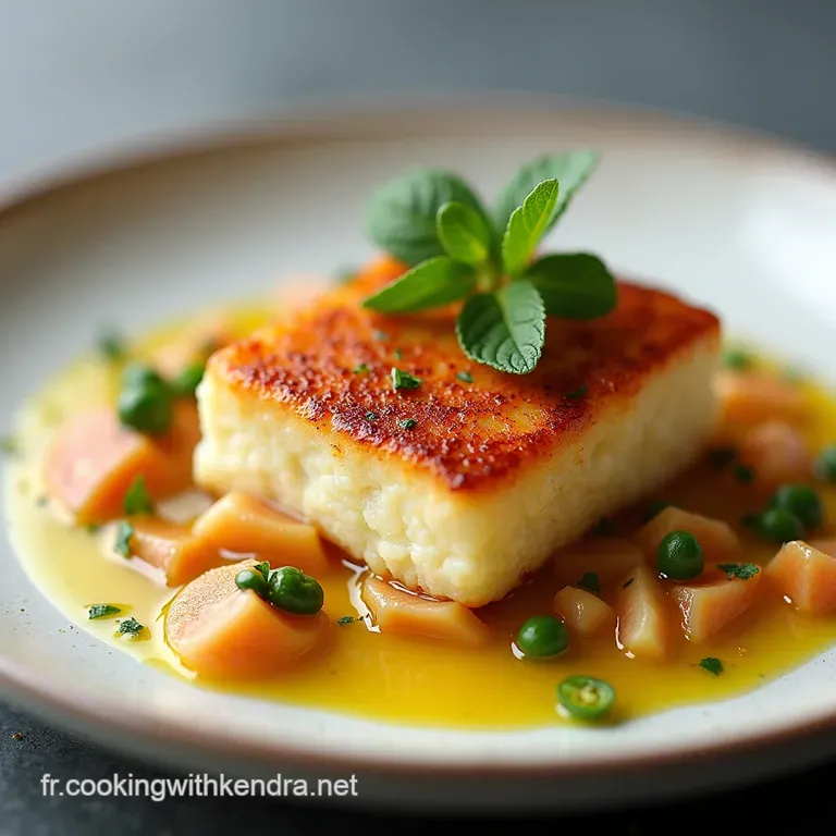 Flan de Crabe Sublim&eacute; et sa Sauce &agrave; la Ciboulette Fra&icirc;che