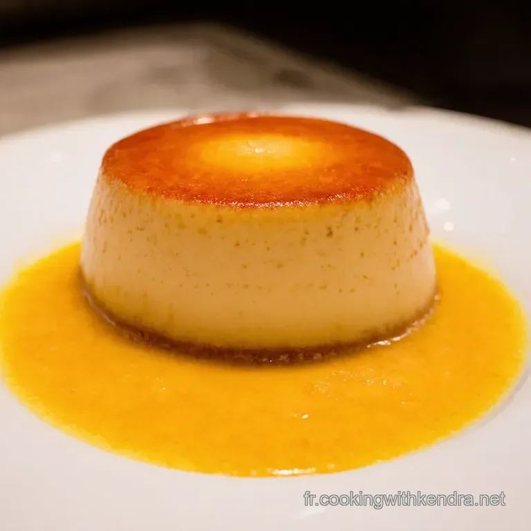 Flan De Crabe Velout&eacute; &Agrave; La Ciboulette Un Go&ucirc;t De Vacances presentation