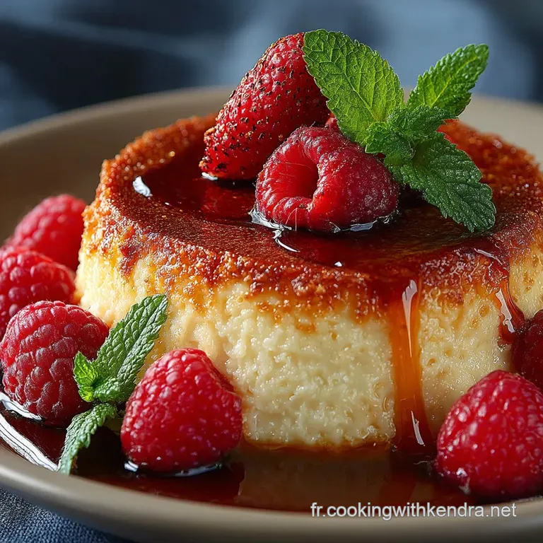 Le Flan P&acirc;tissier Au Mascarpone La Recette Onctueuse Et Sans Fissures presentation