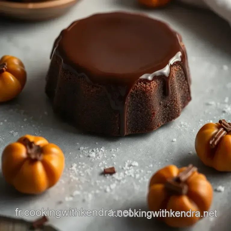 Fondant Chocolat Aux Marrons : Un D&eacute;lice Ch&acirc;taigne-Cacao presentation