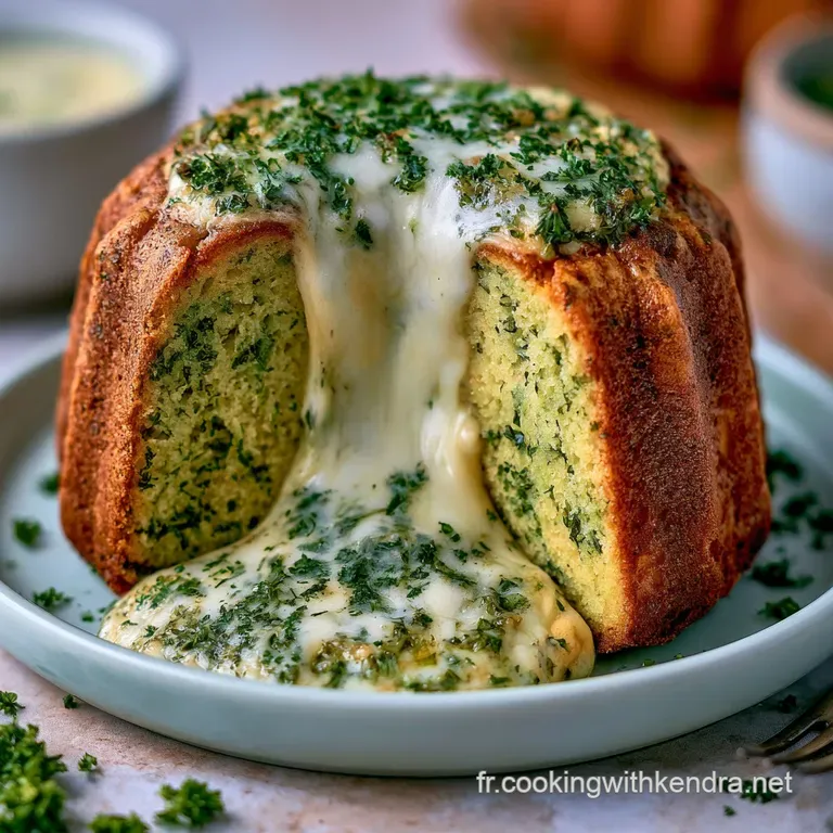 Fondant au Pistou C&oelig;ur Mozzarella: Croustillant