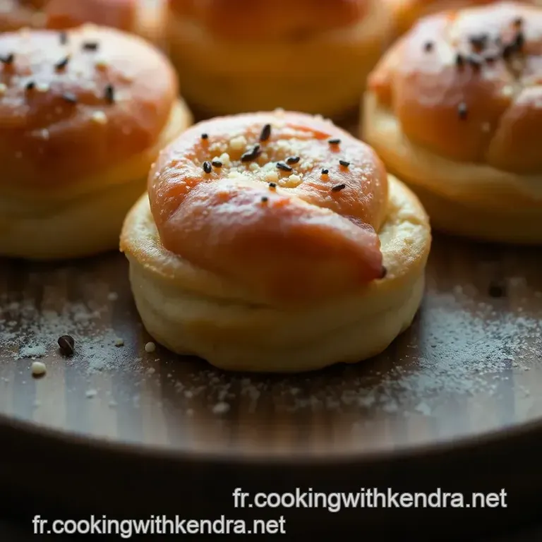Friands Savoureux Au Jambon Et Fromage presentation